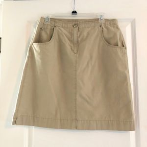 Great WOOLRICH tan skirt, size 8